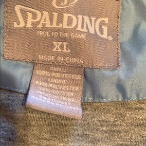 spalding XL windbreaker hoodie